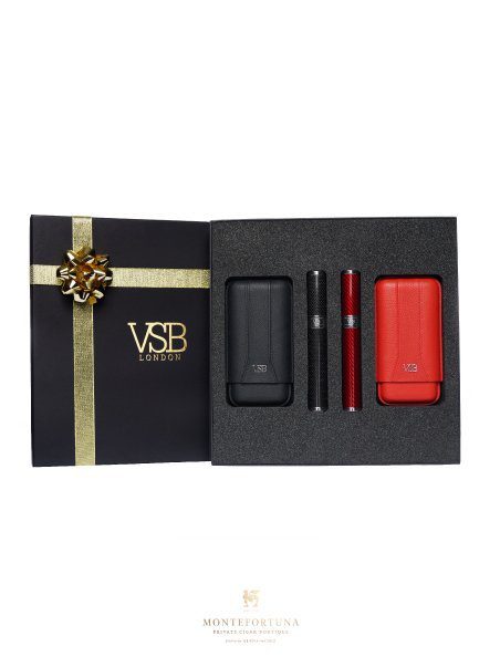 VSB London Black and Red Gift Set