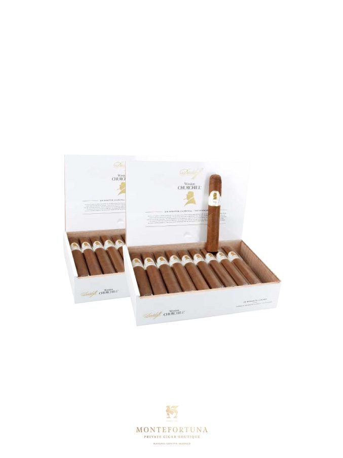 2 boxes of 25 Davidoff Winston Churchill Robusto